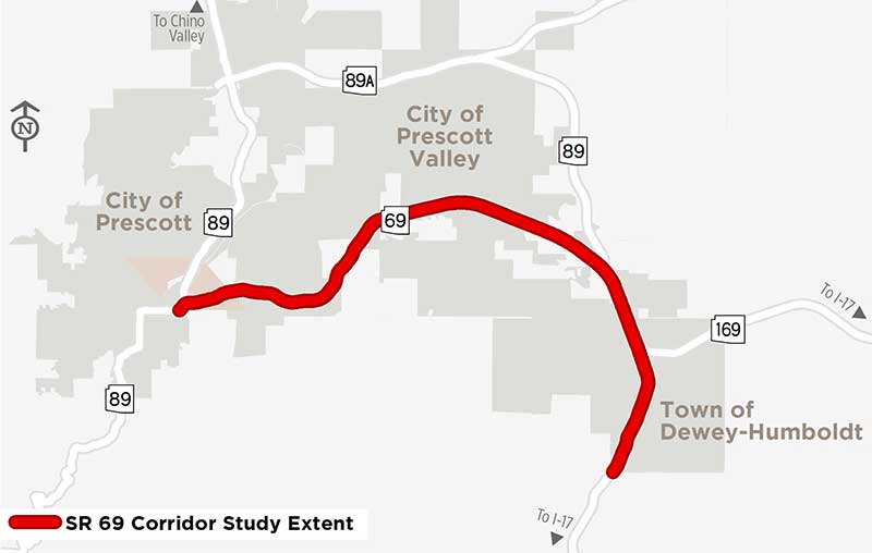 State Route 69 Project Map